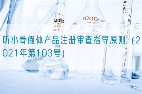 聽小骨假體產(chǎn)品注冊審查指導原則（2021年第103號）
